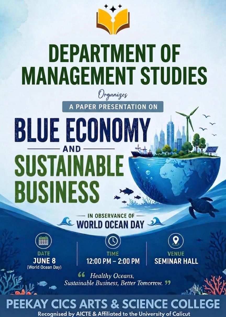 Paper Presentation on Blue Economy and Sustainable Business